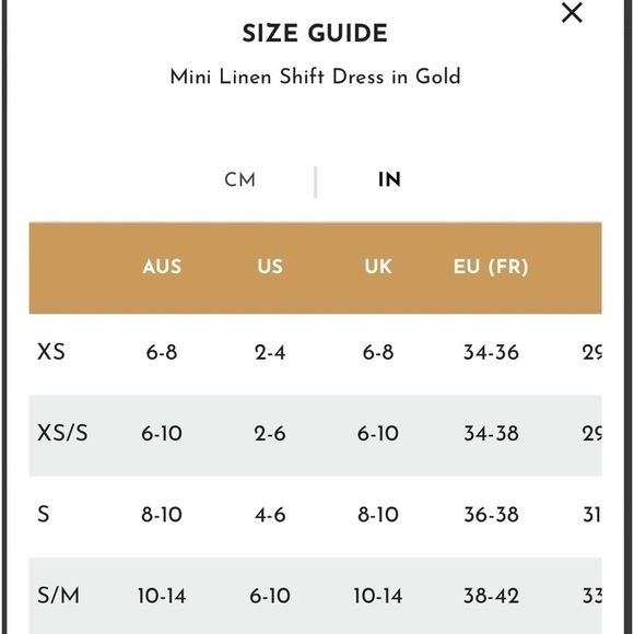 Luxmii Mini Linen S Shift Dress In Gold Metallic Linen Lurex W/ Sparkle - Picture 8 of 8